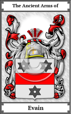 Evain Family Crest Download (JPG)  Book Plated - 150 DPI