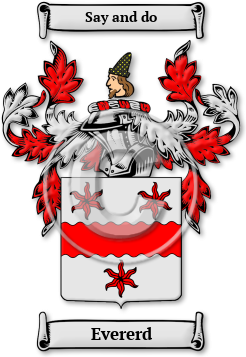 Evererd Family Crest Download (jpg) Legacy Series - 150 DPI