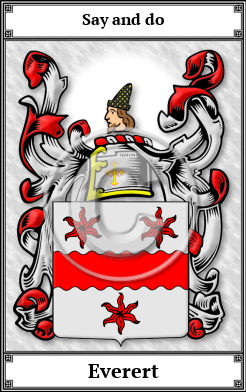 Everert Family Crest Download (JPG) Book Plated - 600 DPI