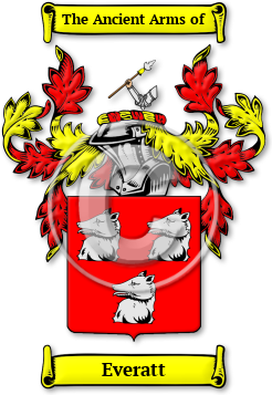 Everatt Family Crest Download (jpg) Legacy Series - 150 DPI
