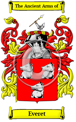 Everet Family Crest/Coat of Arms