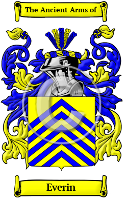 Everin Family Crest/Coat of Arms