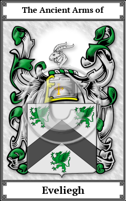 Eveliegh Family Crest Download (JPG)  Book Plated - 150 DPI
