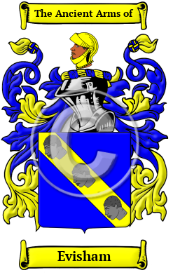 Evisham Family Crest/Coat of Arms