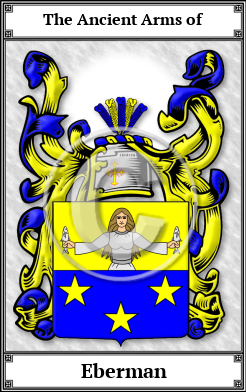 Eberman Family Crest Download (JPG)  Book Plated - 150 DPI