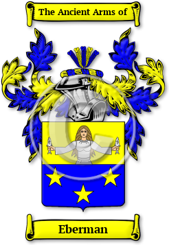 Eberman Family Crest Download (jpg) Legacy Series - 150 DPI