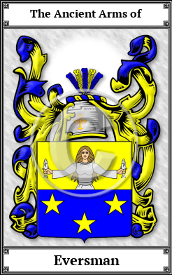 Eversman Family Crest Download (JPG)  Book Plated - 150 DPI