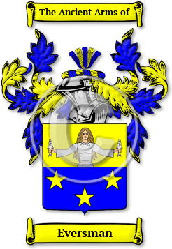 Eversman Family Crest Download (jpg) Legacy Series - 150 DPI