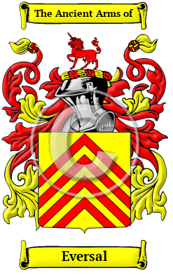 Eversal Family Crest/Coat of Arms