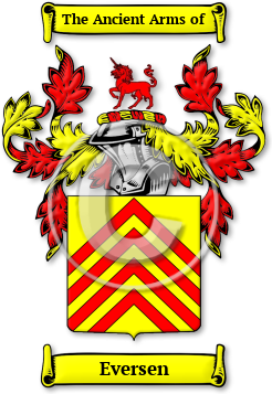 Eversen Family Crest Download (jpg) Legacy Series - 150 DPI