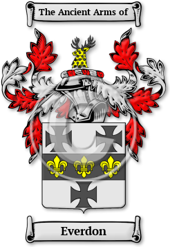 Everdon Family Crest Download (jpg) Legacy Series - 150 DPI