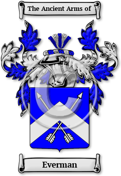 Everman Family Crest Download (jpg) Legacy Series - 150 DPI