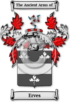 Erves Family Crest Download (jpg) Legacy Series - 150 DPI