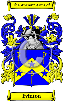 Evinton Family Crest Download (JPG) Heritage Series - 600 DPI