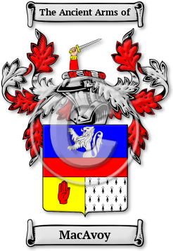 MacAvoy Family Crest Download (jpg) Legacy Series - 150 DPI