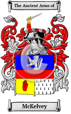 McKelvey Family Crest Download (JPG) Heritage Series - 600 DPI