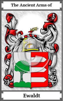 Ewaldt Family Crest Download (JPG) Book Plated - 600 DPI
