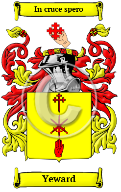 Yeward Family Crest/Coat of Arms