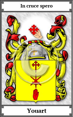 Youart Family Crest Download (JPG)  Book Plated - 150 DPI