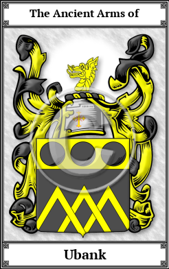 Ubank Family Crest Download (JPG)  Book Plated - 150 DPI