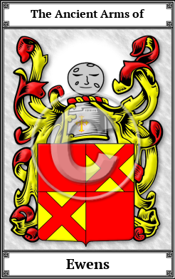 Ewens Family Crest Download (JPG)  Book Plated - 150 DPI