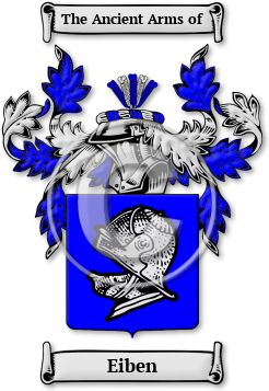 Eiben Family Crest Download (jpg) Legacy Series - 150 DPI