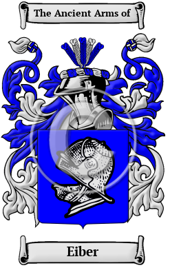 Eiber Family Crest Download (JPG) Heritage Series - 600 DPI