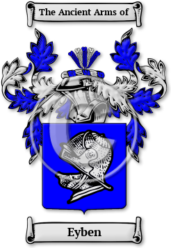 Eyben Family Crest Download (jpg) Legacy Series - 150 DPI