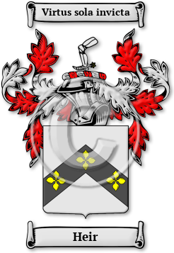 Heir Family Crest Download (jpg) Legacy Series - 150 DPI