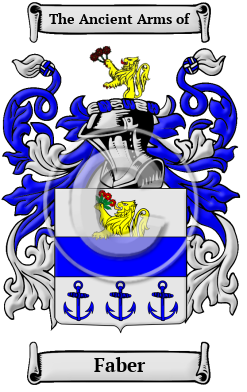 Faber Family Crest Download (JPG) Heritage Series - 600 DPI