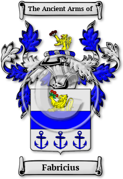 Fabricius Family Crest Download (jpg) Legacy Series - 150 DPI