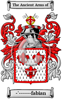 -'------fabian Family Crest Download (JPG) Heritage Series - 300 DPI