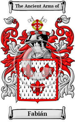 Fabián Family Crest Download (JPG) Heritage Series - 300 DPI