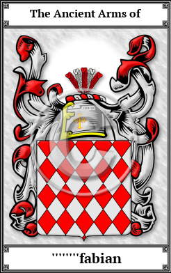 ''''''''fabian Family Crest Download (JPG) Book Plated - 600 DPI