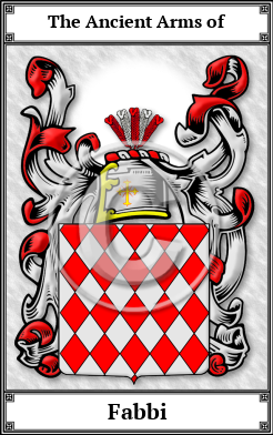 Fabbi Family Crest Download (JPG)  Book Plated - 150 DPI