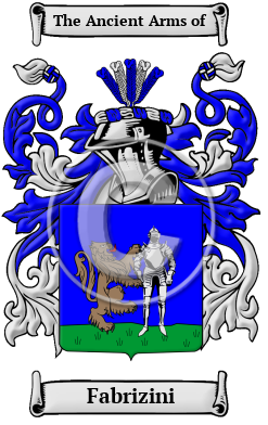 Fabrizini Family Crest/Coat of Arms