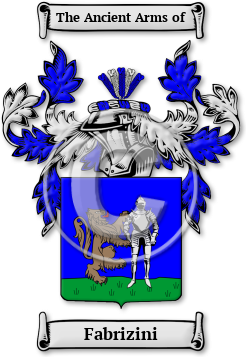 Fabrizini Family Crest Download (jpg) Legacy Series - 150 DPI