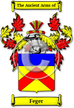 Feger Family Crest Download (jpg) Legacy Series - 150 DPI