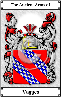 Vagges Family Crest Download (JPG) Book Plated - 600 DPI