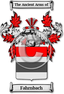 Fahrnbach Family Crest Download (jpg) Legacy Series - 150 DPI