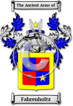 Fahrenholtz Family Crest Download (jpg) Legacy Series - 150 DPI