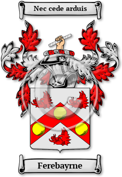 Ferebayrne Family Crest Download (JPG) Legacy Series - 600 DPI