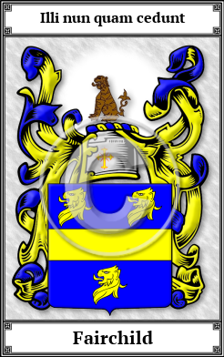 Fairchild Family Crest Download (JPG) Book Plated - 600 DPI