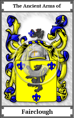 Fairclough Family Crest Download (JPG)  Book Plated - 150 DPI
