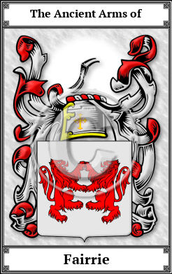 Fairrie Family Crest Download (JPG)  Book Plated - 150 DPI