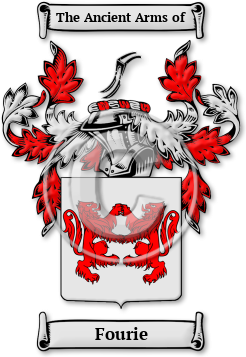 Fourie Family Crest Download (jpg) Legacy Series - 150 DPI