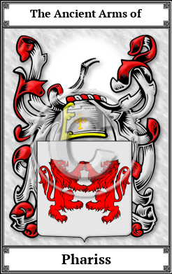 Phariss Family Crest Download (JPG)  Book Plated - 150 DPI