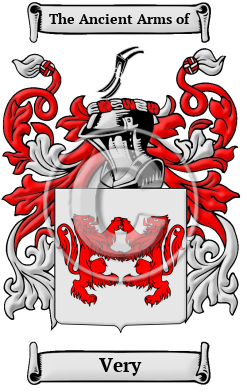 Very Family Crest Download (JPG) Heritage Series - 600 DPI
