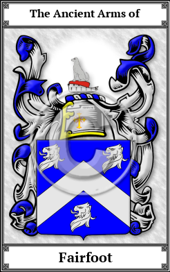 Fairfoot Family Crest Download (JPG) Book Plated - 600 DPI