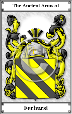 Ferhurst Family Crest Download (JPG)  Book Plated - 150 DPI